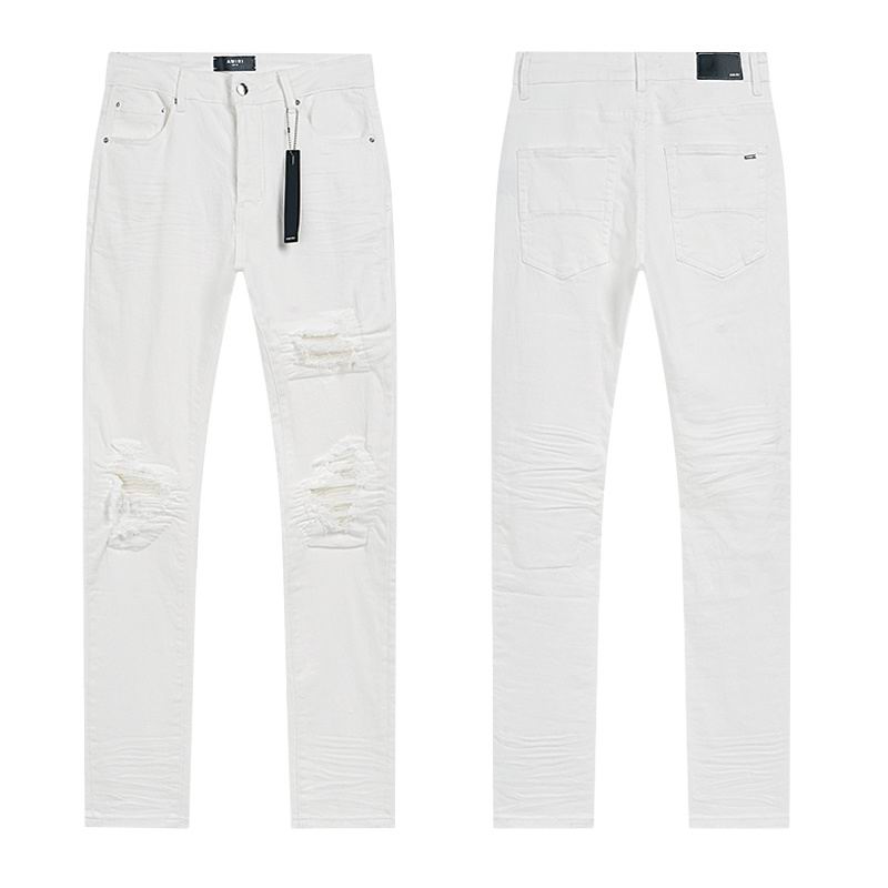 Amiri Men's High Quality Fashion Stretch Pants Jeans Size 30-38