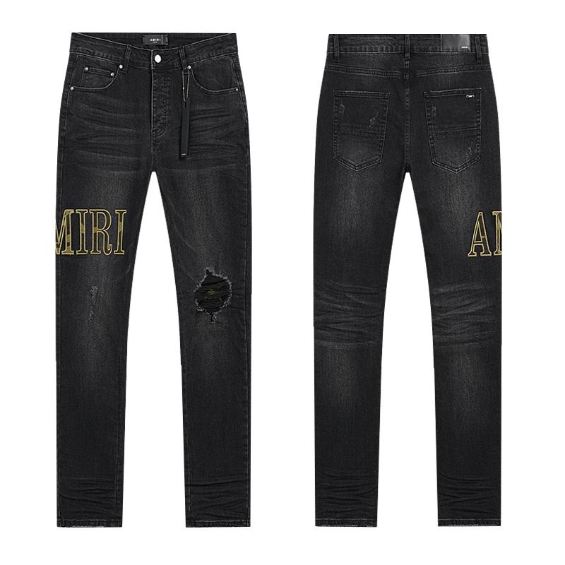 Amiri Men's High Quality Fashion Stretch Pants Jeans Size 30-38
