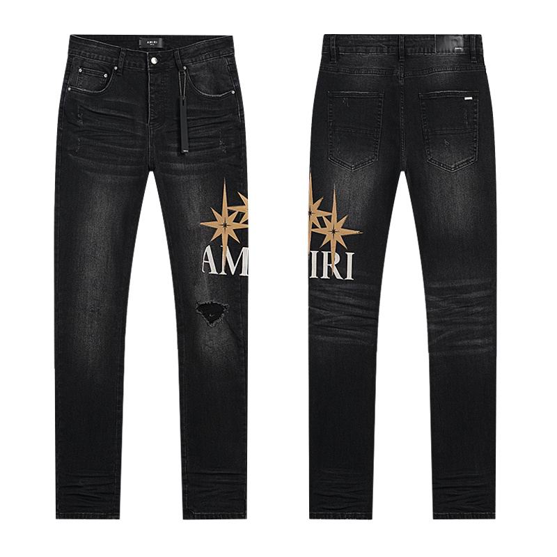 Amiri Men's High Quality Fashion Stretch Pants Jeans Size 30-38