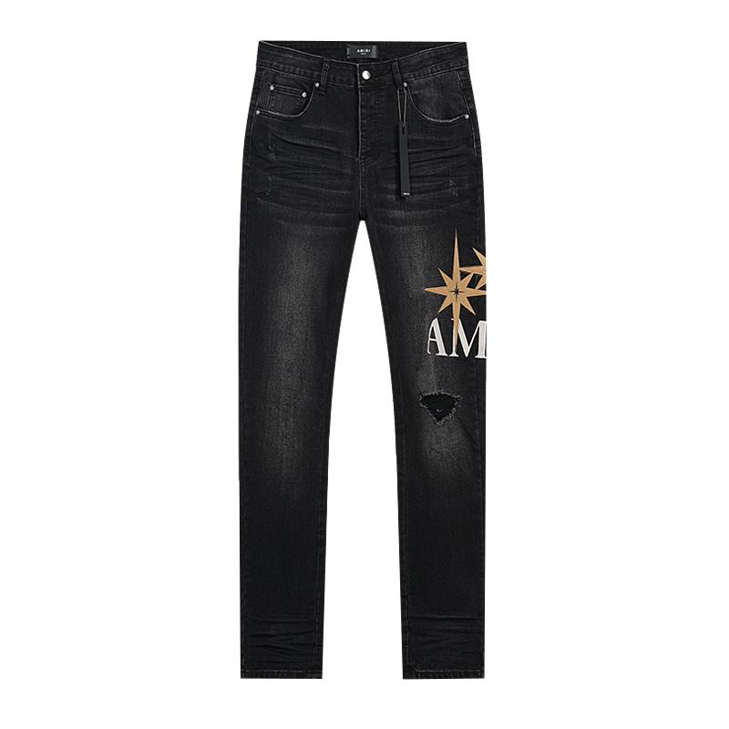 Amiri Men's High Quality Fashion Stretch Pants Jeans Size 30-38