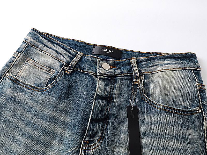Amiri Men's High Quality Fashion Stretch Pants Jeans Size 30-38