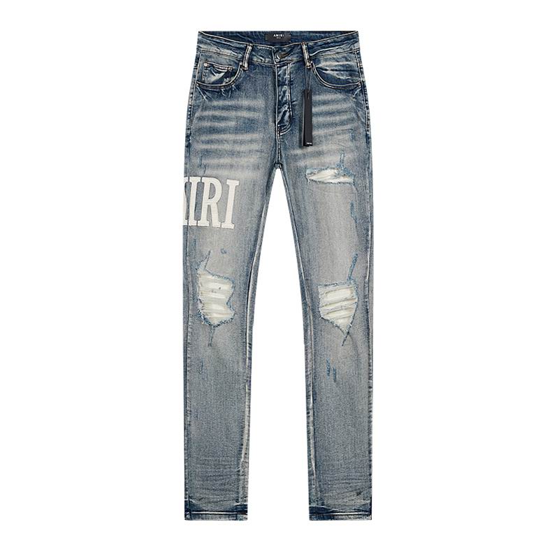 Amiri Men's High Quality Fashion Stretch Pants Jeans Size 30-38