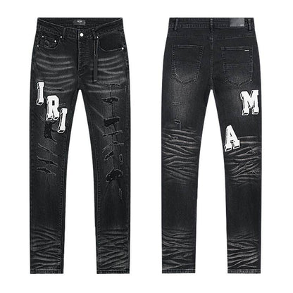 Amiri Men's High Quality Fashion Stretch Pants Jeans Size 30-38
