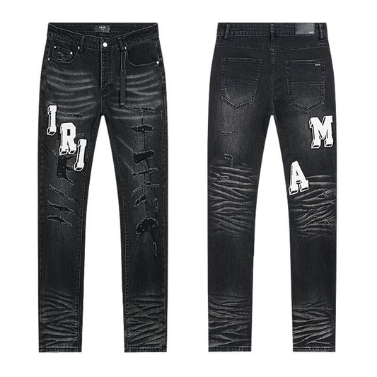 Amiri Men's High Quality Fashion Stretch Pants Jeans Size 30-38