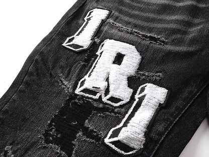 Amiri Men's High Quality Fashion Stretch Pants Jeans Size 30-38