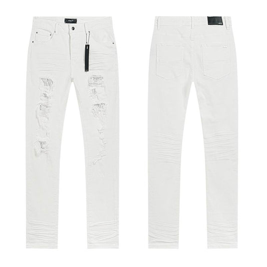 Amiri Men's High Quality Fashion Stretch Pants Jeans Size 30-38