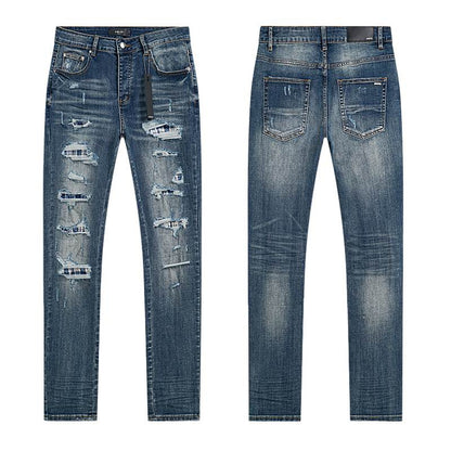Amiri Men's High Quality Fashion Stretch Pants Jeans Size 30-38