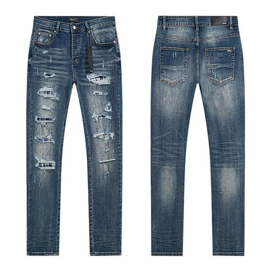 Amiri Men's High Quality Fashion Stretch Pants Jeans Size 30-38