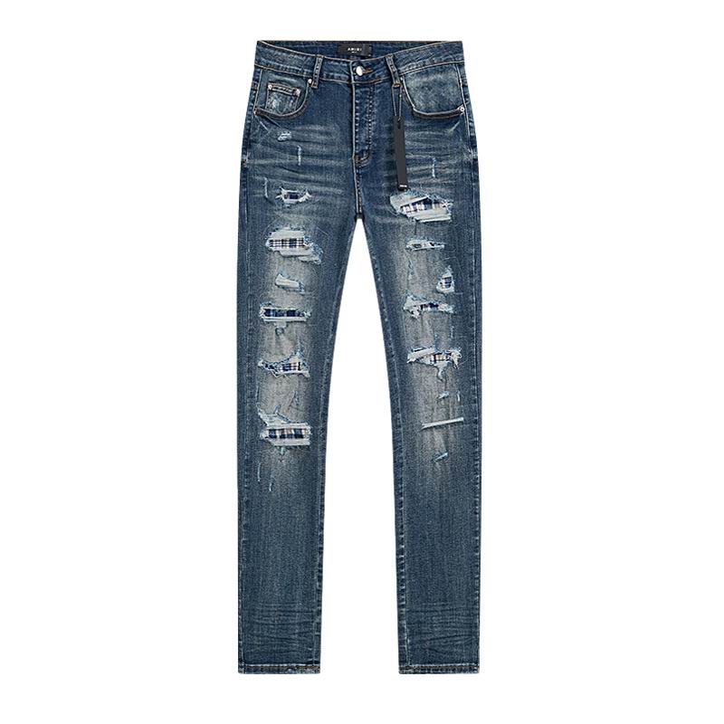 Amiri Men's High Quality Fashion Stretch Pants Jeans Size 30-38