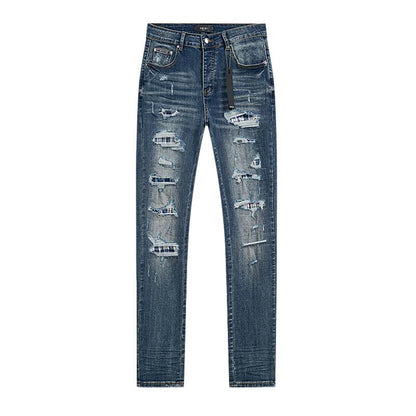 Amiri Men's High Quality Fashion Stretch Pants Jeans Size 30-38