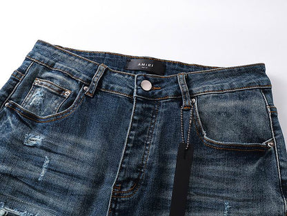 Amiri Men's High Quality Fashion Stretch Pants Jeans Size 30-38