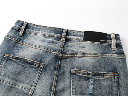Amiri Men's High Quality Fashion Stretch Pants Jeans Size 30-38