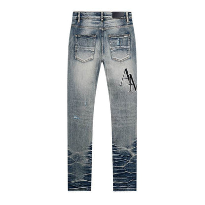 Amiri Men's High Quality Fashion Stretch Pants Jeans Size 30-38