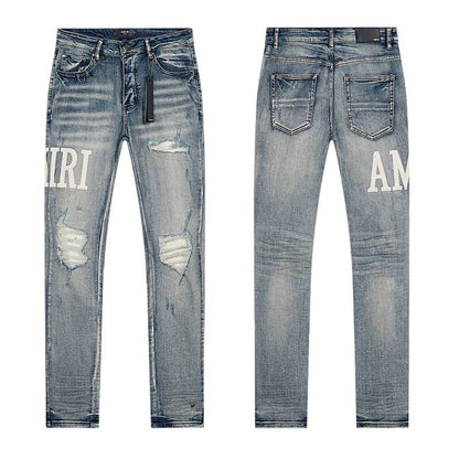 Amiri Men's High Quality Fashion Stretch Pants Jeans Size 30-38